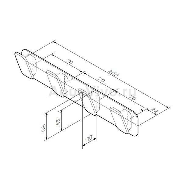 Крючок AM.PM Inspire 2.0 A50A35900