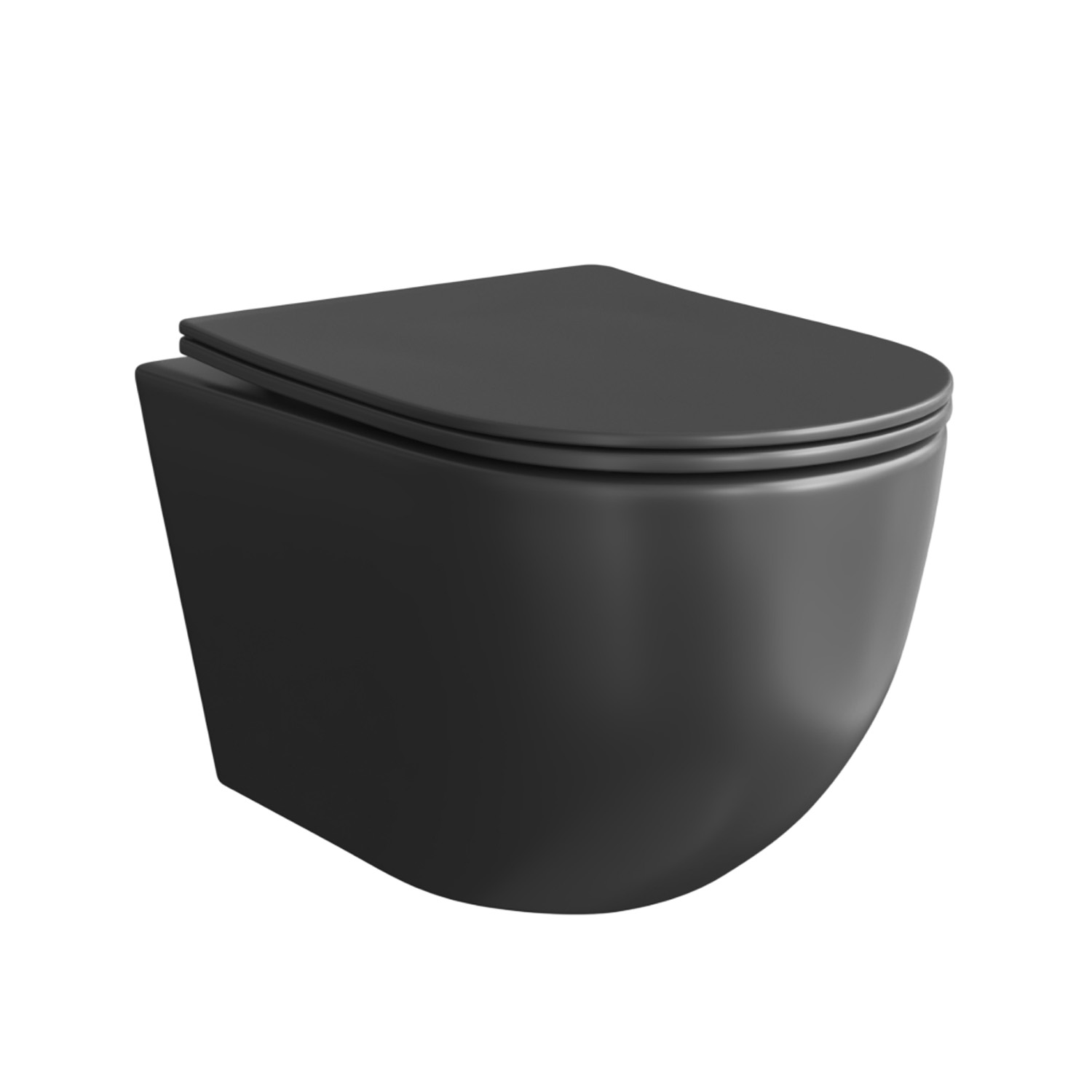 Комплект: Инсталляция TECE Base 2.0 9400412+Кнопка TECEnow хром+Stella XL T JK5751039MB черный унитаз, смыв торнадо - фото 1