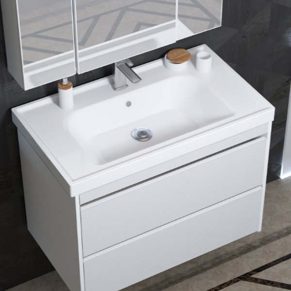 Мебель для ванной Опадирис Фреш 80 подвесная, цвет белый - фото 1