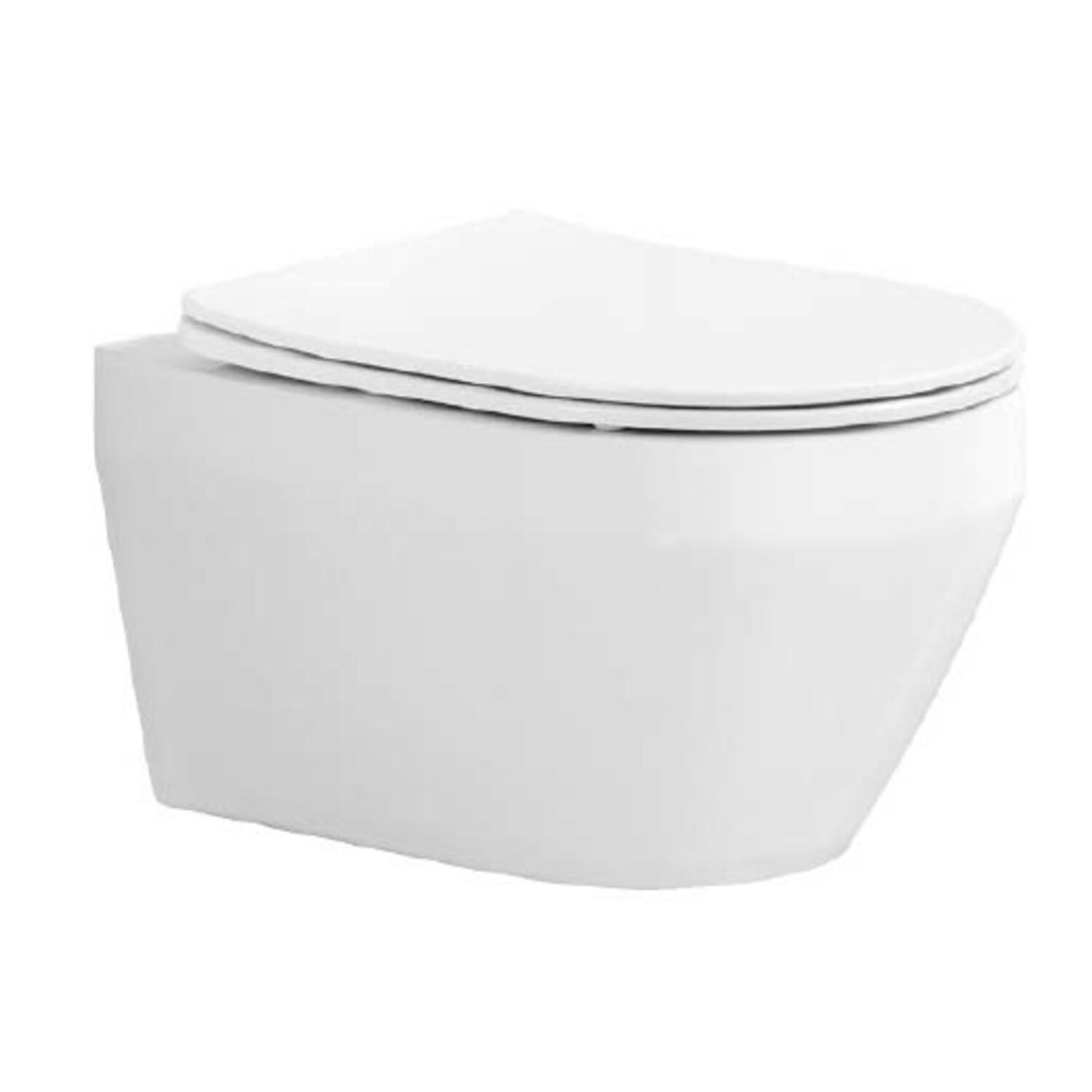 Унитаз Акватек Лея AQ1199Т-00 подвесной, безободковый, смыв Торнадо, с сиденьем микролифт, цвет белый