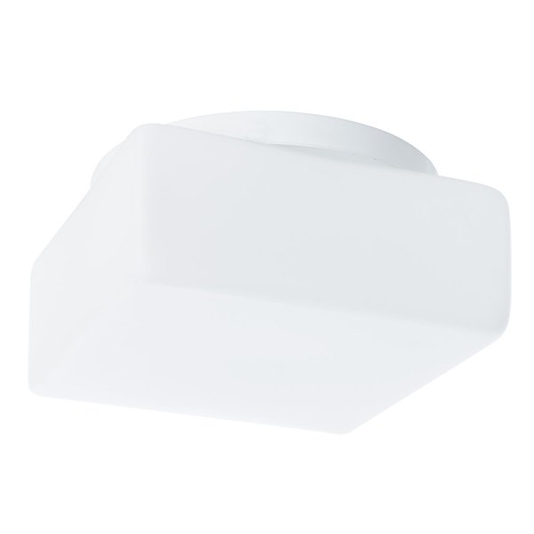 Потолочный светильник Arte Lamp Tablet A7420PL-1WH, арматура белая, плафон стекло белое, 20х20 см