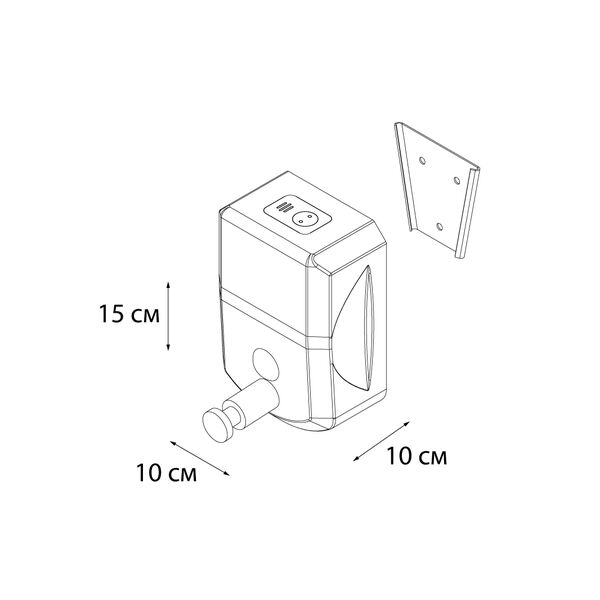 Дозатор Fixsen Hotel FX-31012 для жидкого мыла настенный - фото 1