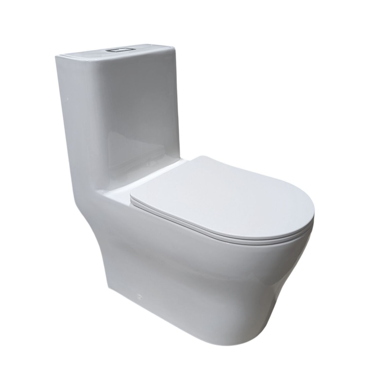 Унитаз-моноблок Joki Palace T JK86382100 напольный, безободковый, смыв Торнадо, с сиденьем микролифт, цвет белый