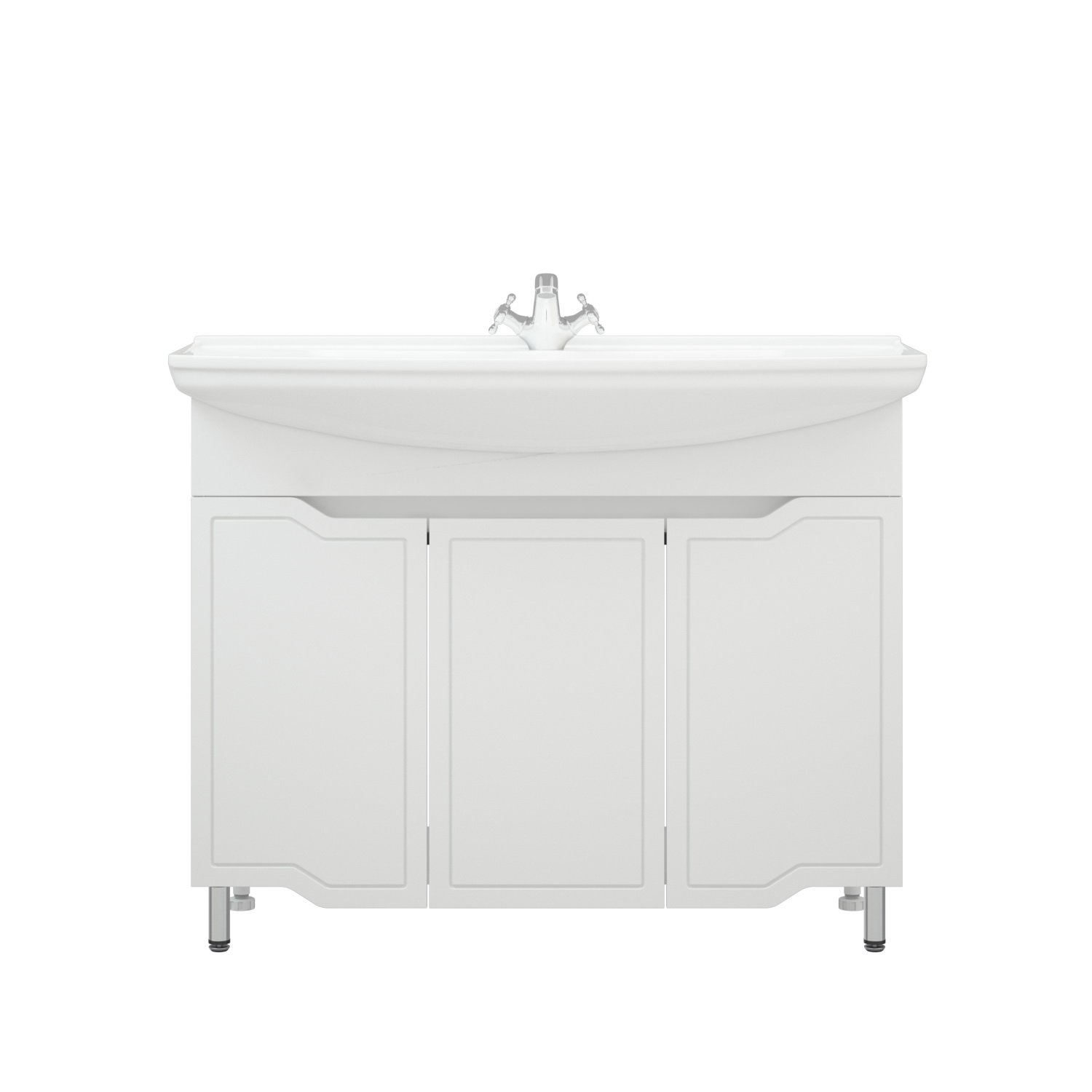 Мебель для ванной Corozo Мирра 105, цвет белый - фото 1