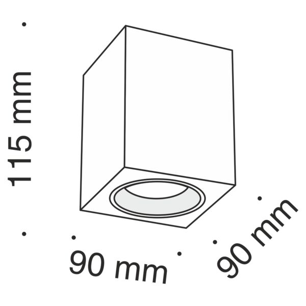 Потолочный светильник Maytoni Technicali Slim C013CL-01W, арматура белая - фото 1