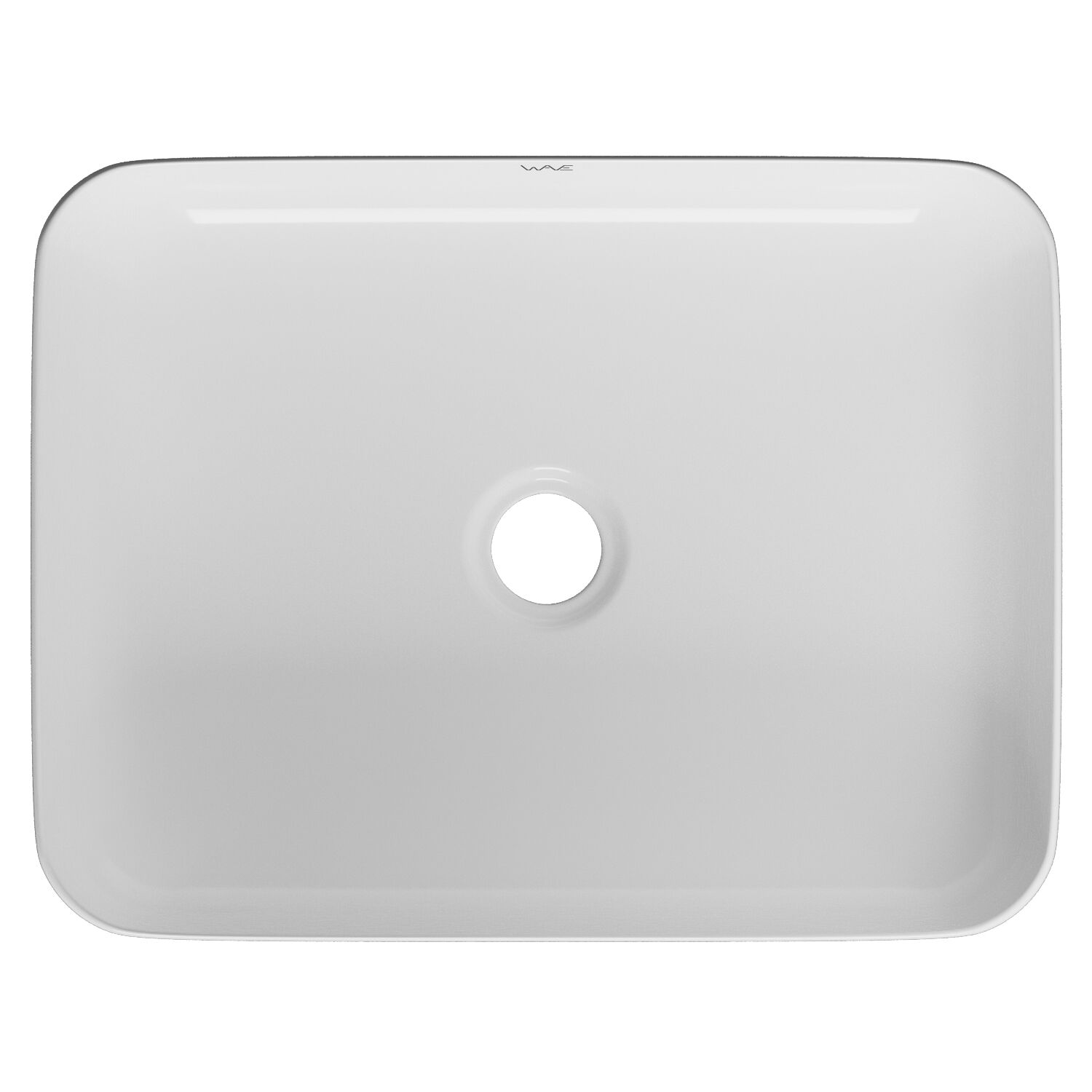 Раковина Mixline Wave Quadro 50x39 накладная, цвет белый - фото 1