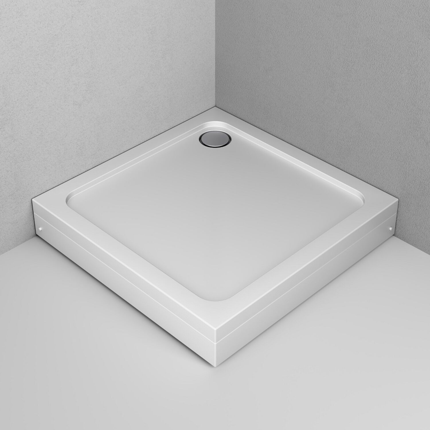 Душевой поддон AM.PM Gem W90T-403-080W 80х80, ABS-пластик, цвет белый - фото 1