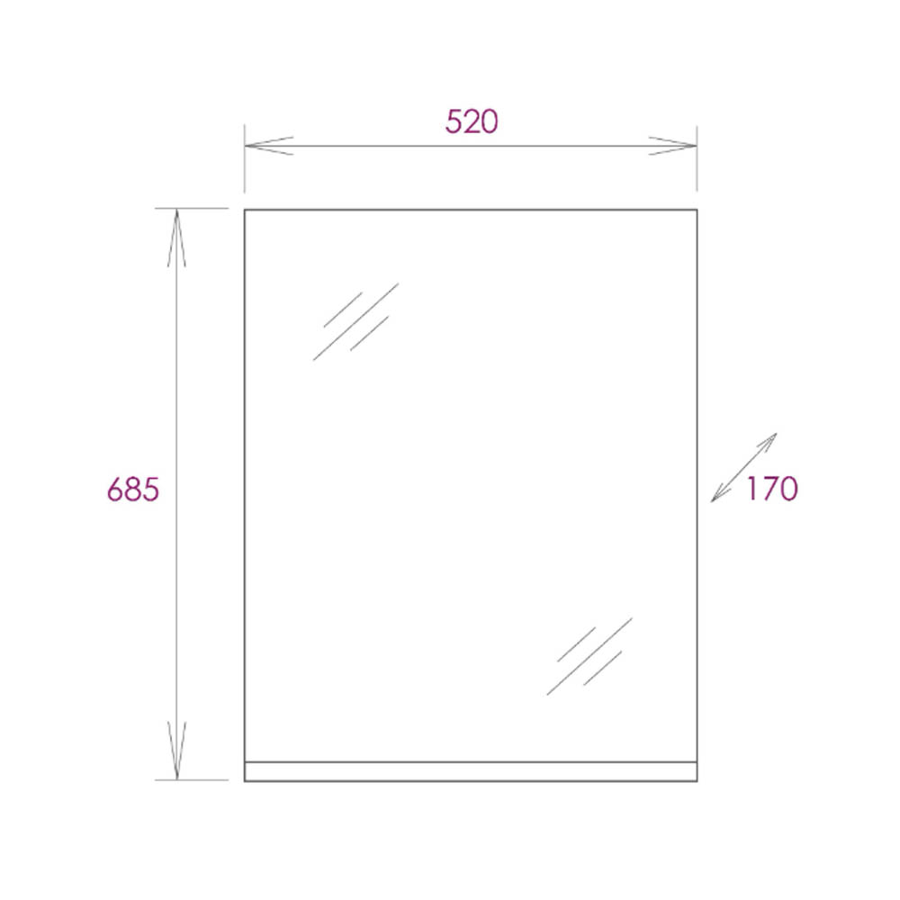 Мебель для ванной Оника Эко 52, напольная, цвет белый / дуб сонома