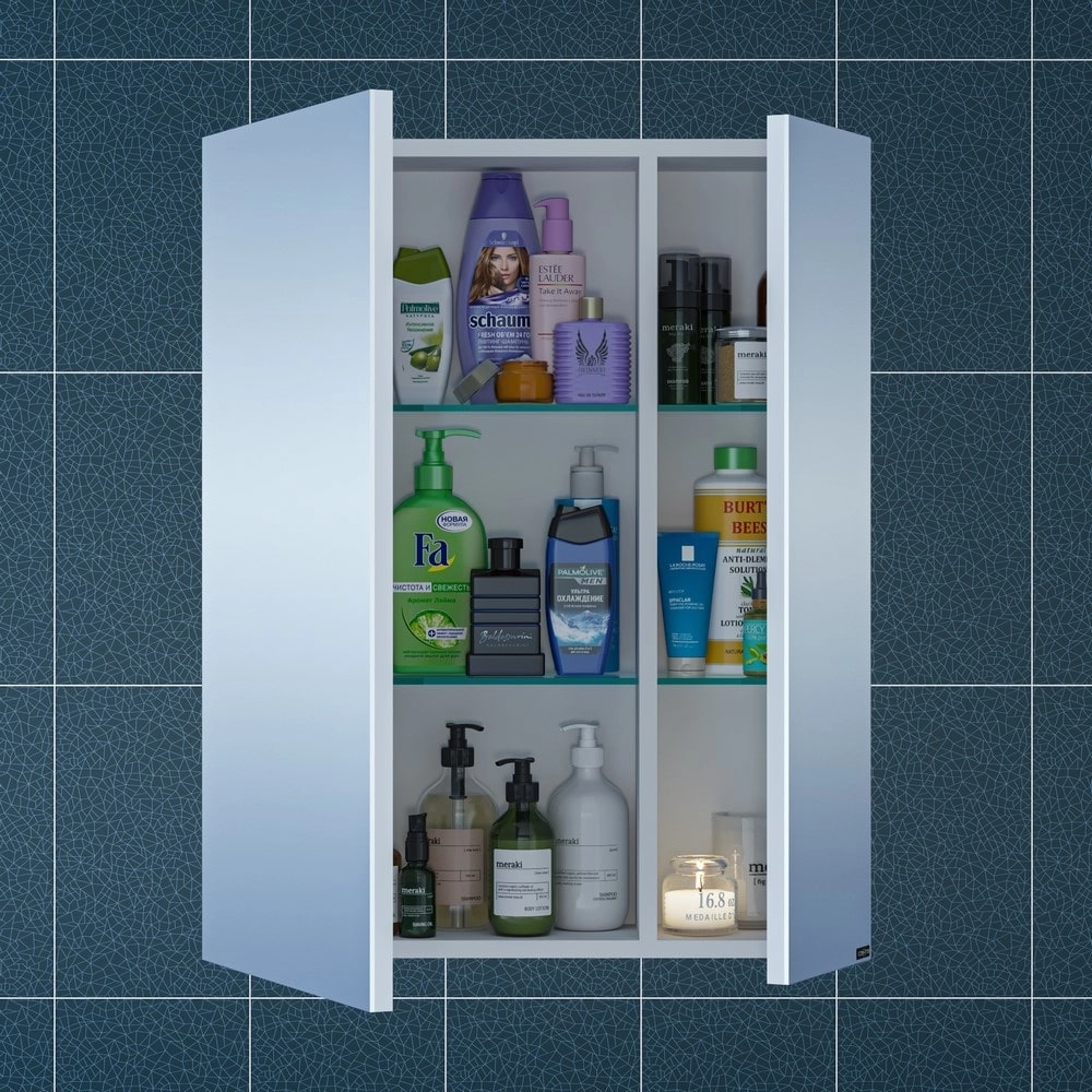 Мебель для ванной Санта Элеганс 65 напольная, с дверцами, цвет белый