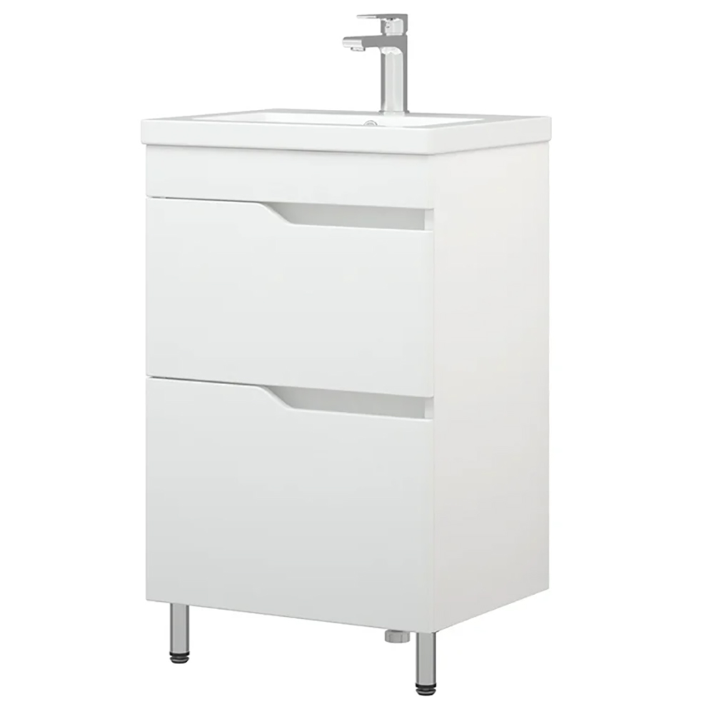 Тумба под раковину Corozo Теона Z2 50, цвет белый - фото 1