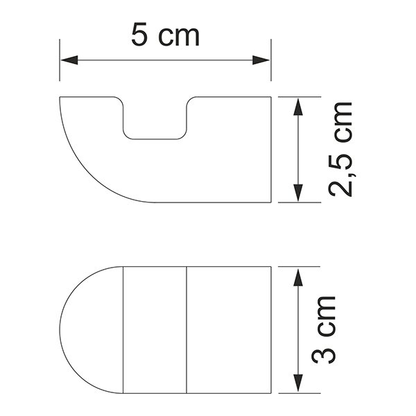 Крючок WasserKRAFT Kammel K-8323WHITE, цвет белый