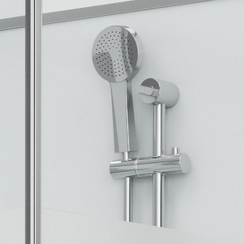 Душевая кабина Grossman Classic GR-171D 90x90, стекло прозрачное с матовой вставкой, профиль хром - фото 1