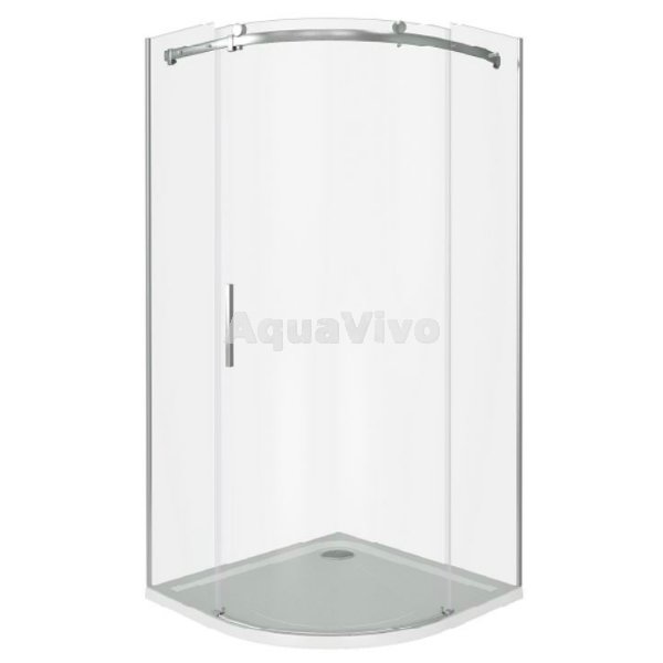 Душевой уголок Good Door Altair R-90-C-CH 90х90, стекло прозрачное, профиль хром - фото 1