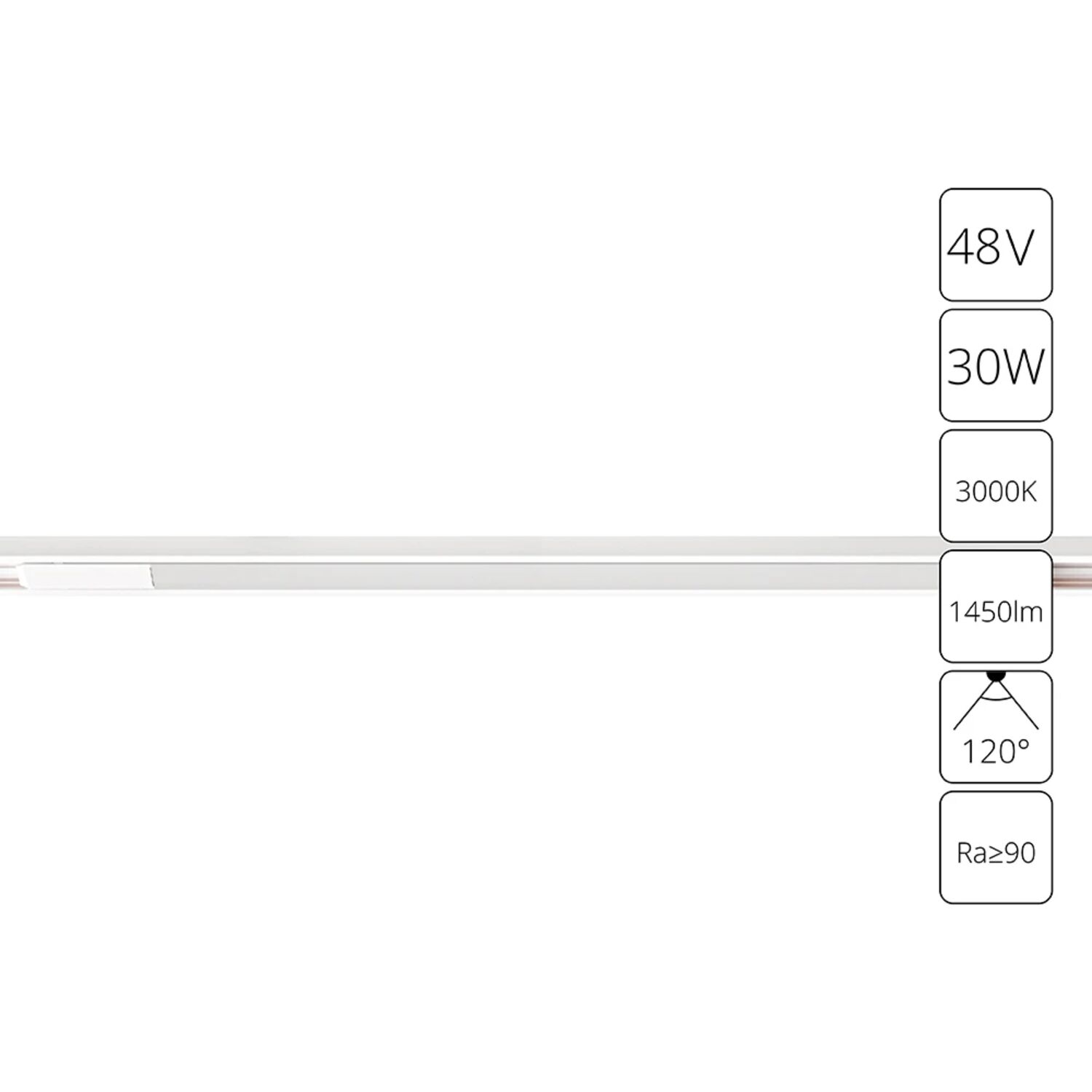 Магнитный трековый светильник Arte Lamp Optima A7285PL-1WH, арматура белая   
