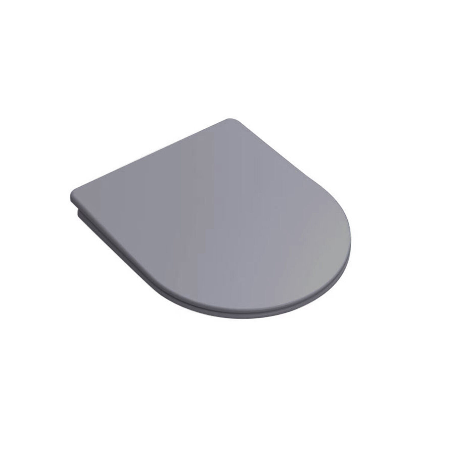 Сиденье Grossman GR-4455GMS для унитаза, с микролифтом, цвет серый матовый - фото 1