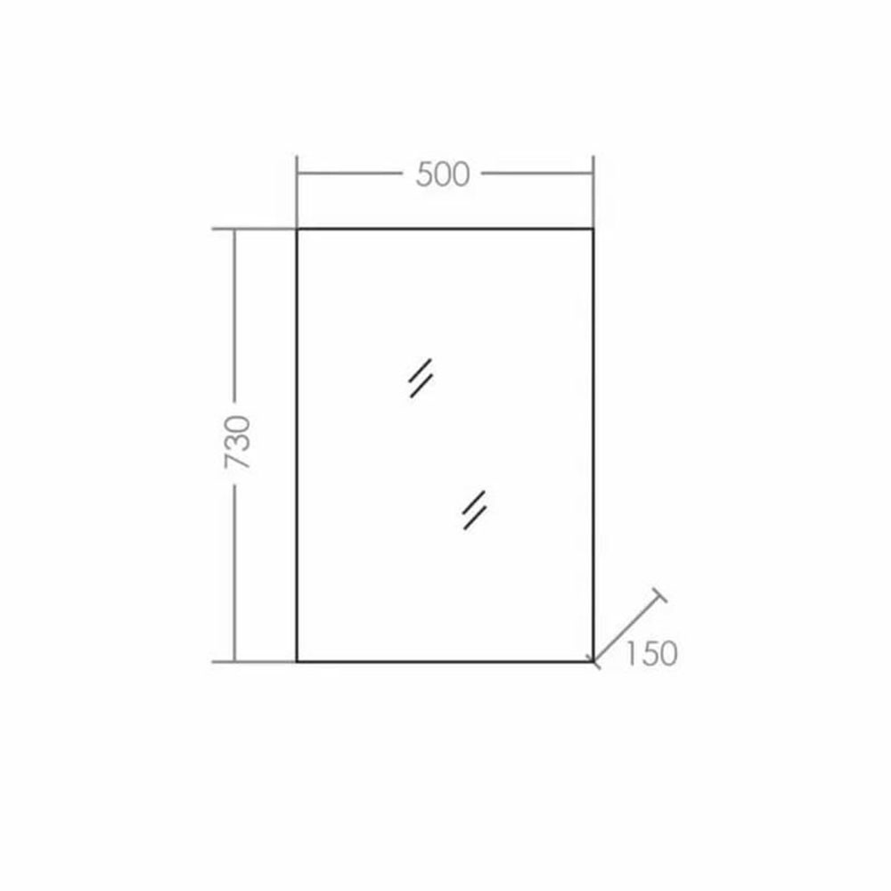 Мебель для ванной Санта Омега 50 подвесная, с ящиками, цвет белый