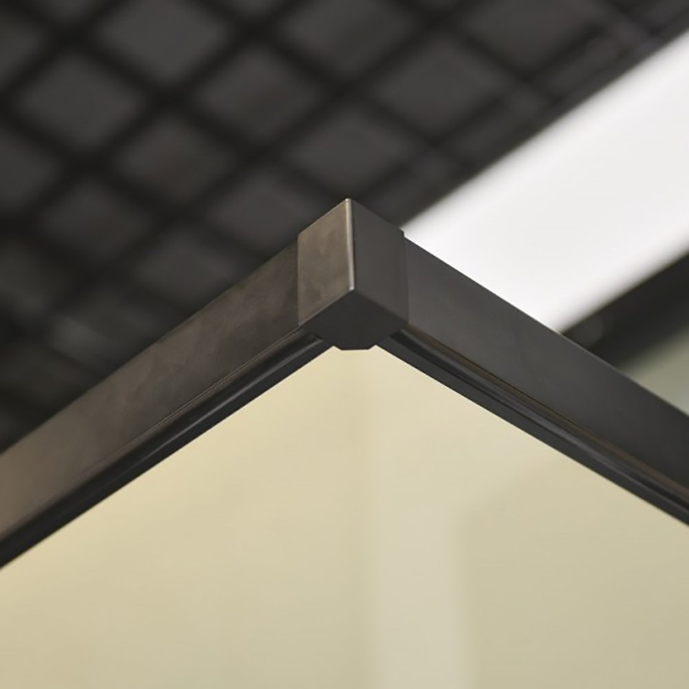 Душевая кабина Esbano Elegancia ESB-90CKR 90x90, стекло прозрачное, профиль черный, с крышей