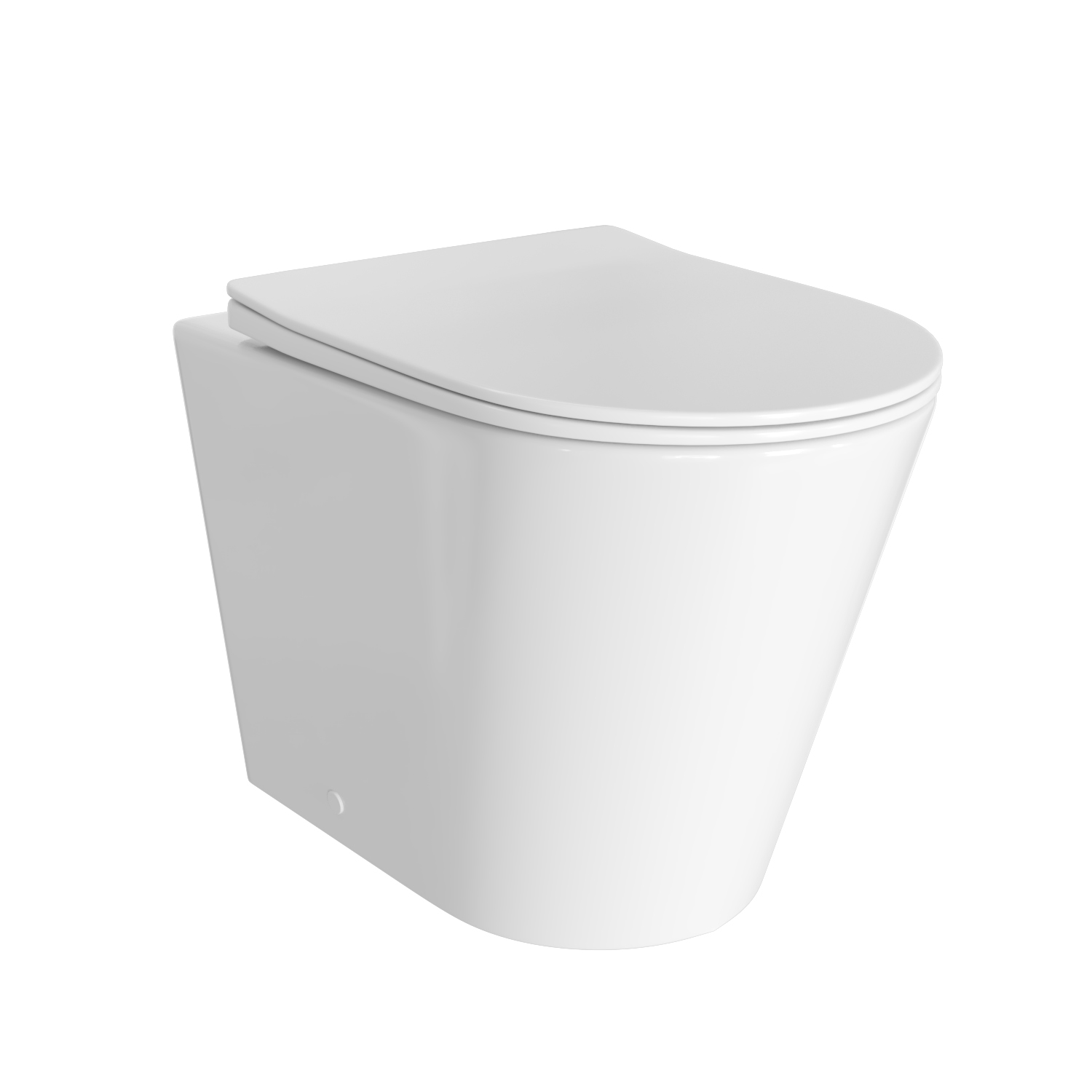 Комплект: Бачок JK01252+Кнопка JK013525BM черная+Herba T JK0153033 приставной / напольный унитаз, смыв торнадо - фото 1