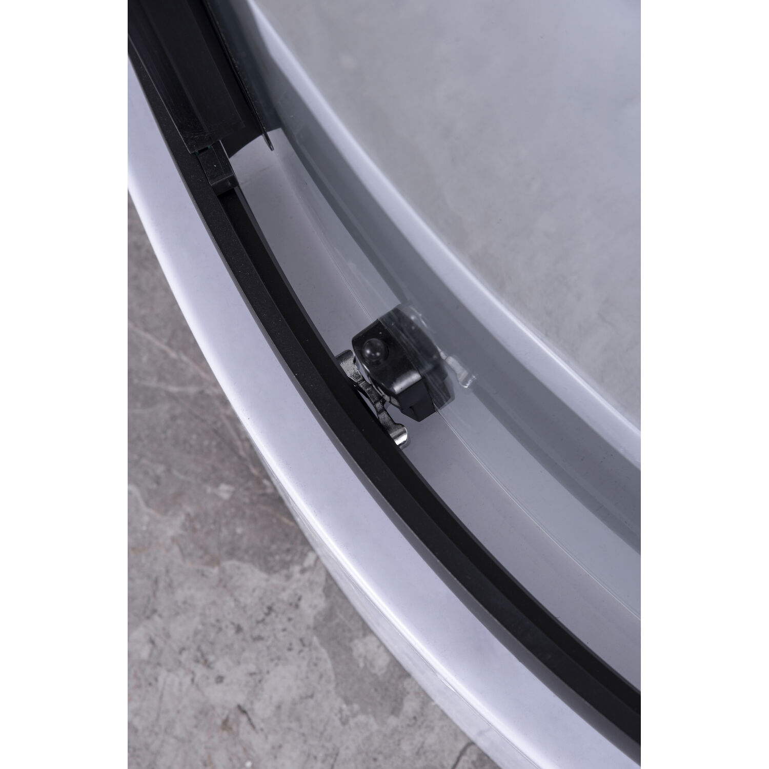 Душевой уголок Niagara Nova NG-6821-08 Black 120х80, стекло прозрачное, профиль черный матовый - фото 1