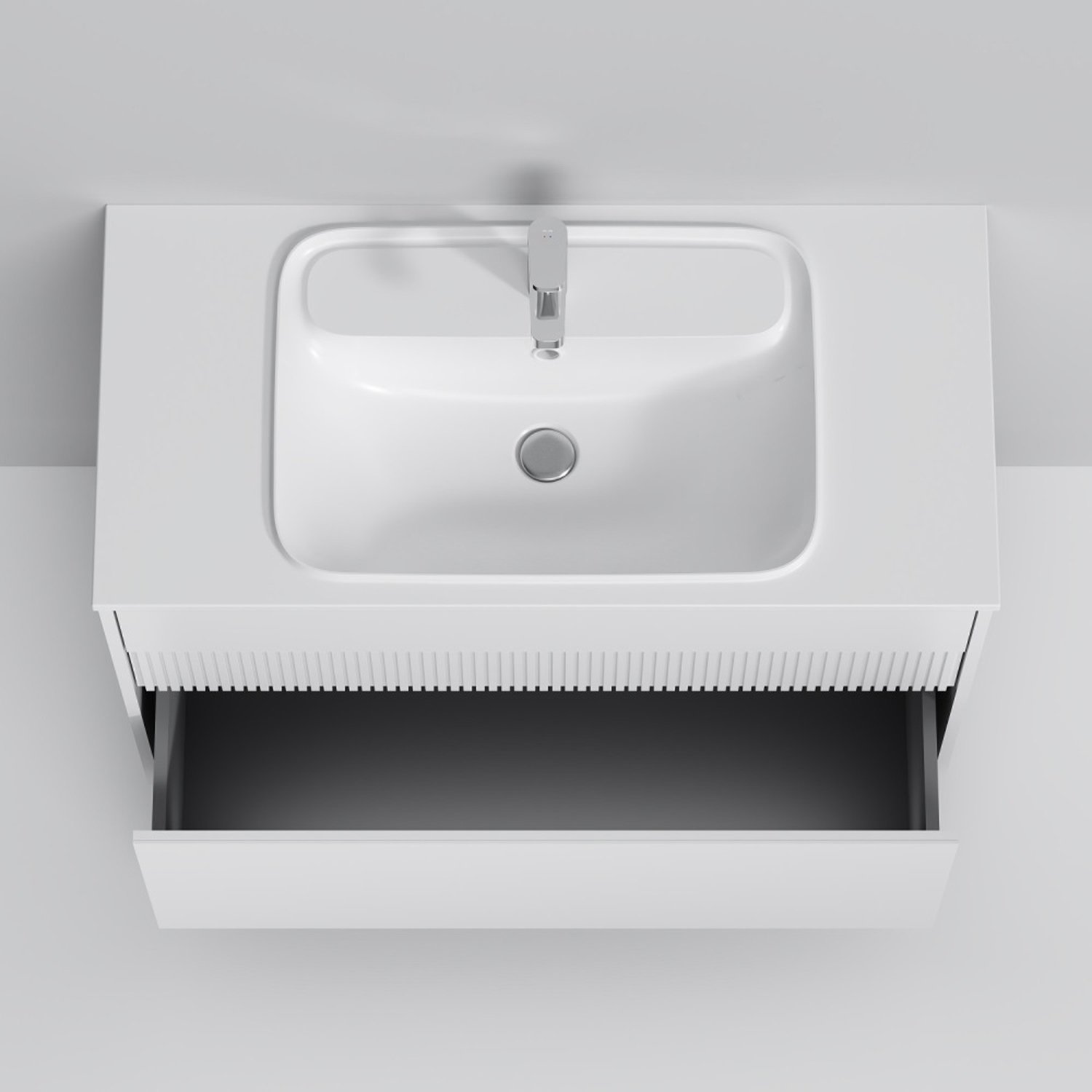 Тумба под раковину AM.PM Func 100, цвет белый матовый - фото 1