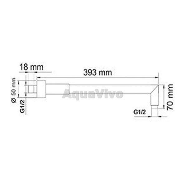 Душевой комплект WasserKRAFT Berkel A174819 Thermo, встраиваемый, цвет хром