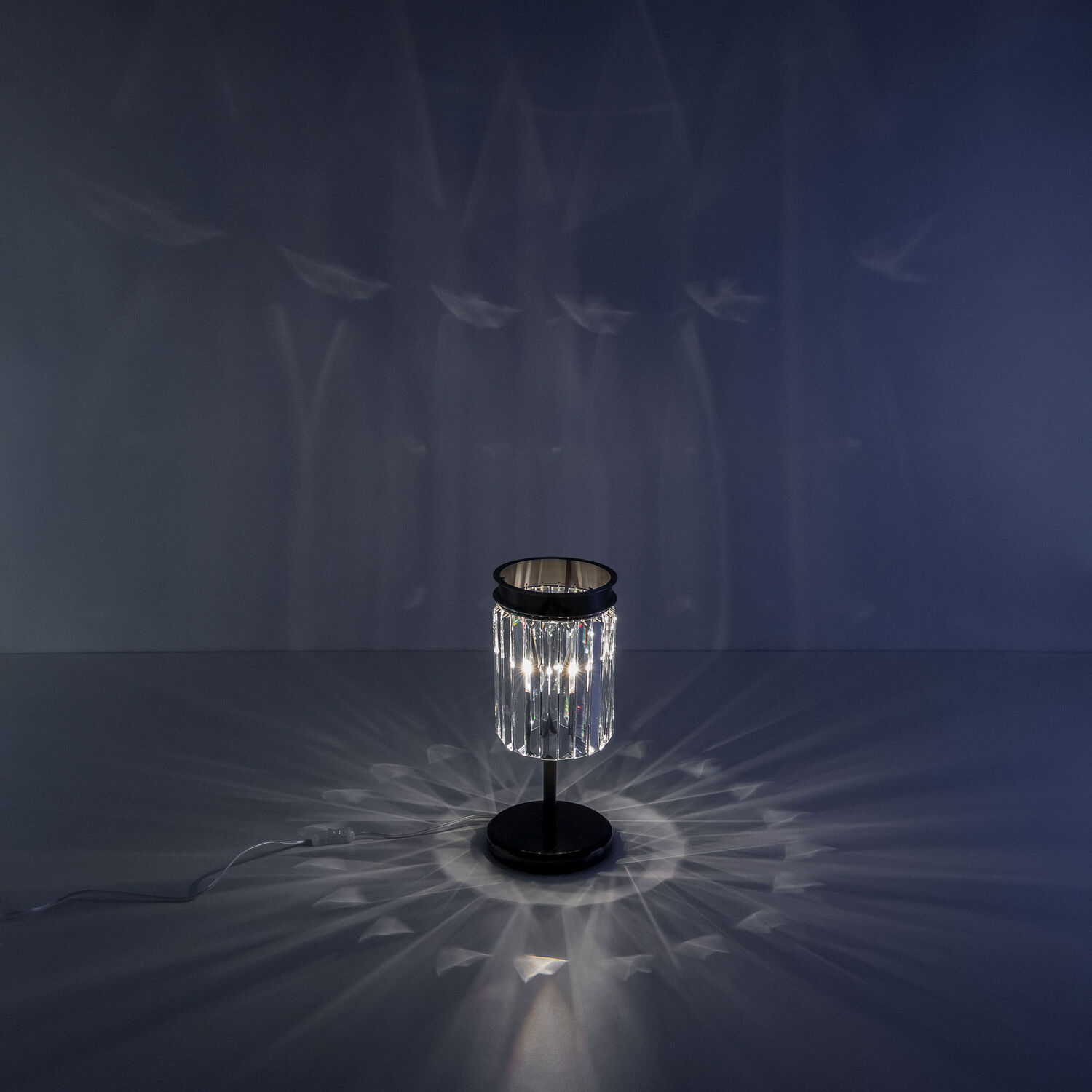 Настольный светильник Citilux Мартин CL332811, арматура коричневая, плафоны хрусталь прозрачный - фото 1