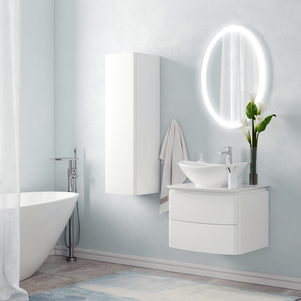 Мебель для ванной Corozo Вико 60, цвет белый - фото 1