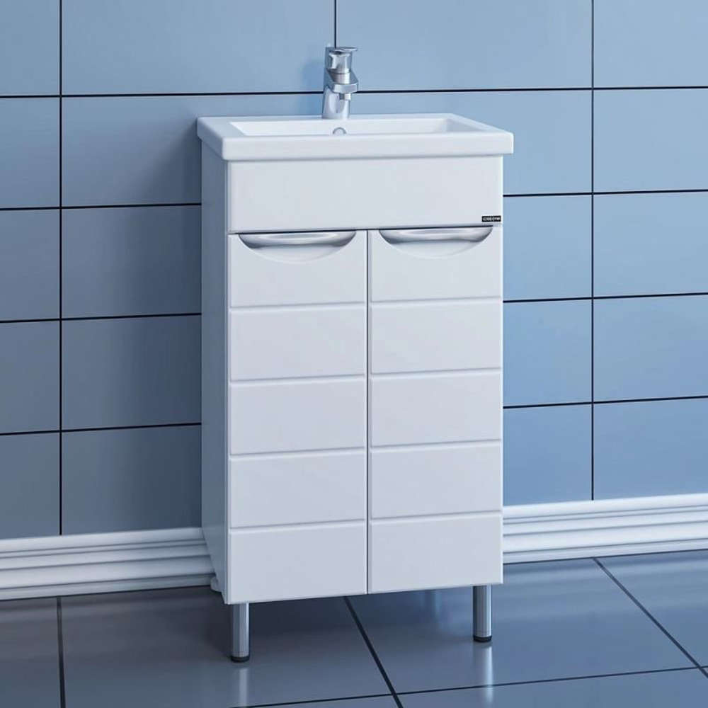 Тумба Санта Родос 50, под раковину Фостер, цвет белый