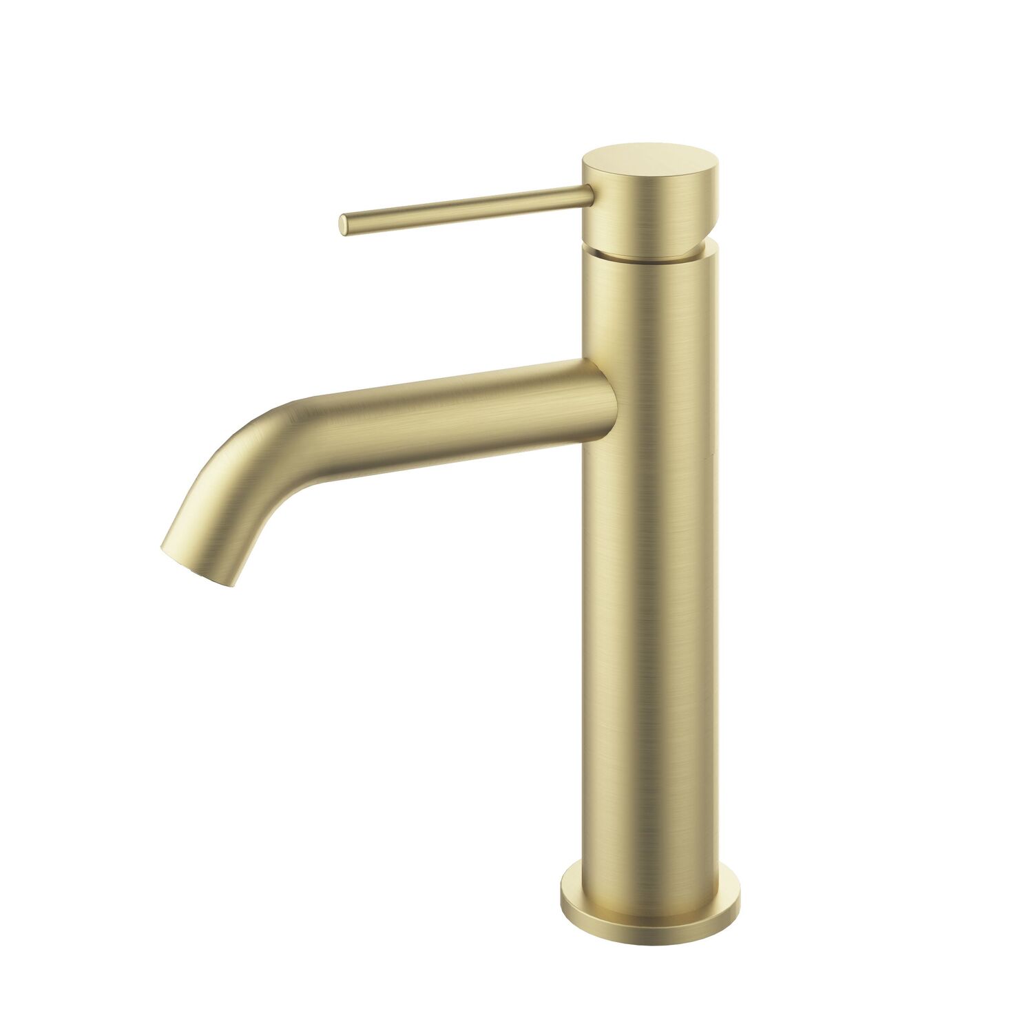 Смеситель Vincea City VBF-2C1BG для раковины, цвет брашированное золото