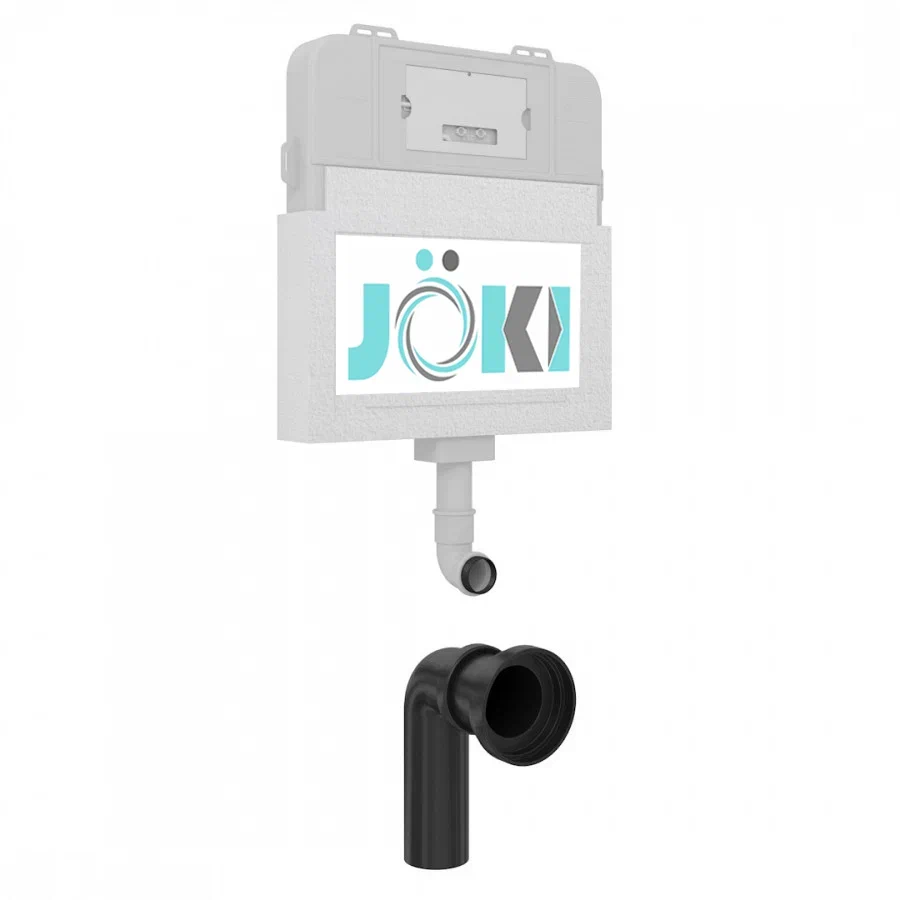 Комплект: Бачок скрытого монтажа JK01252+Кнопка JK203507BM черная, матовый - фото 1