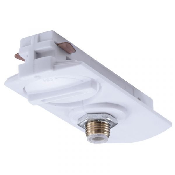 Питание боковое Arte Lamp Track Accessories A230033, арматура цвет белый