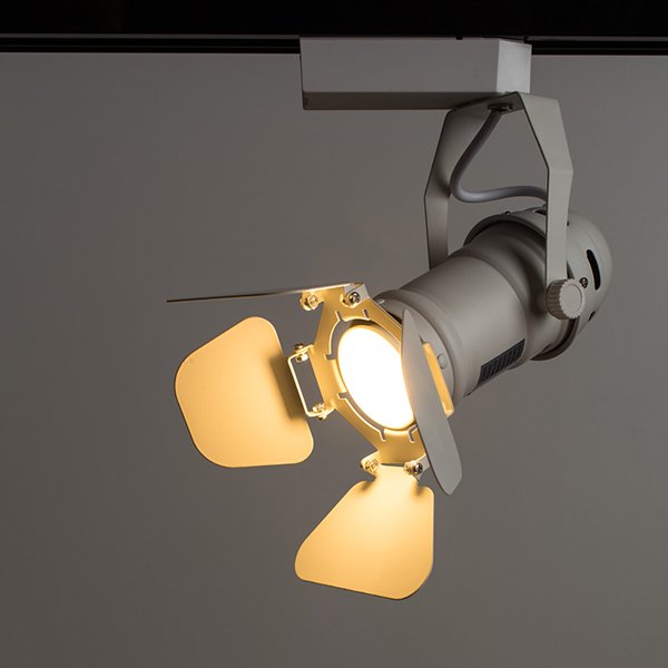 Спот Arte Lamp Petalo A5319PL-1WH, арматура белая, плафон металл белый, 10х19 см - фото 1