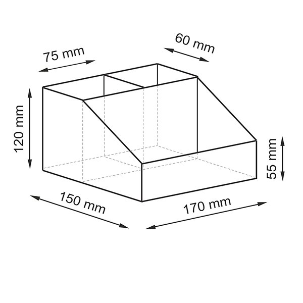 Корзина для аксессуаров WasserKRAFT Wern WB-421-S, плетеная, 17x15, цвет коричневый