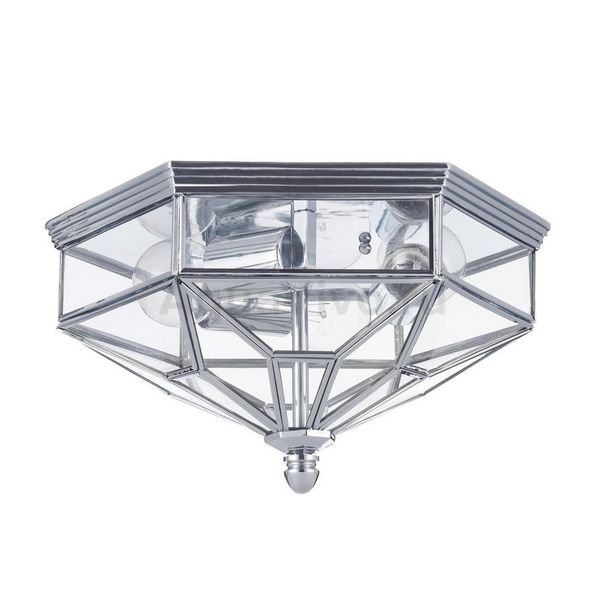 Потолочная люстра Maytoni Zeil H356-CL-03-CH, арматура цвет хром, плафон/абажур стекло/металл, цвет прозрачный/серый