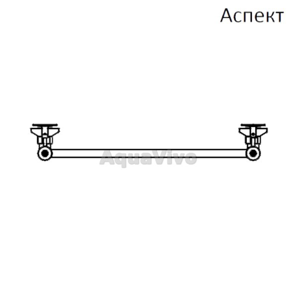 Полотенцесушитель Тругор Аспект эл ТЭН 1 60х40 электрический - фото 1