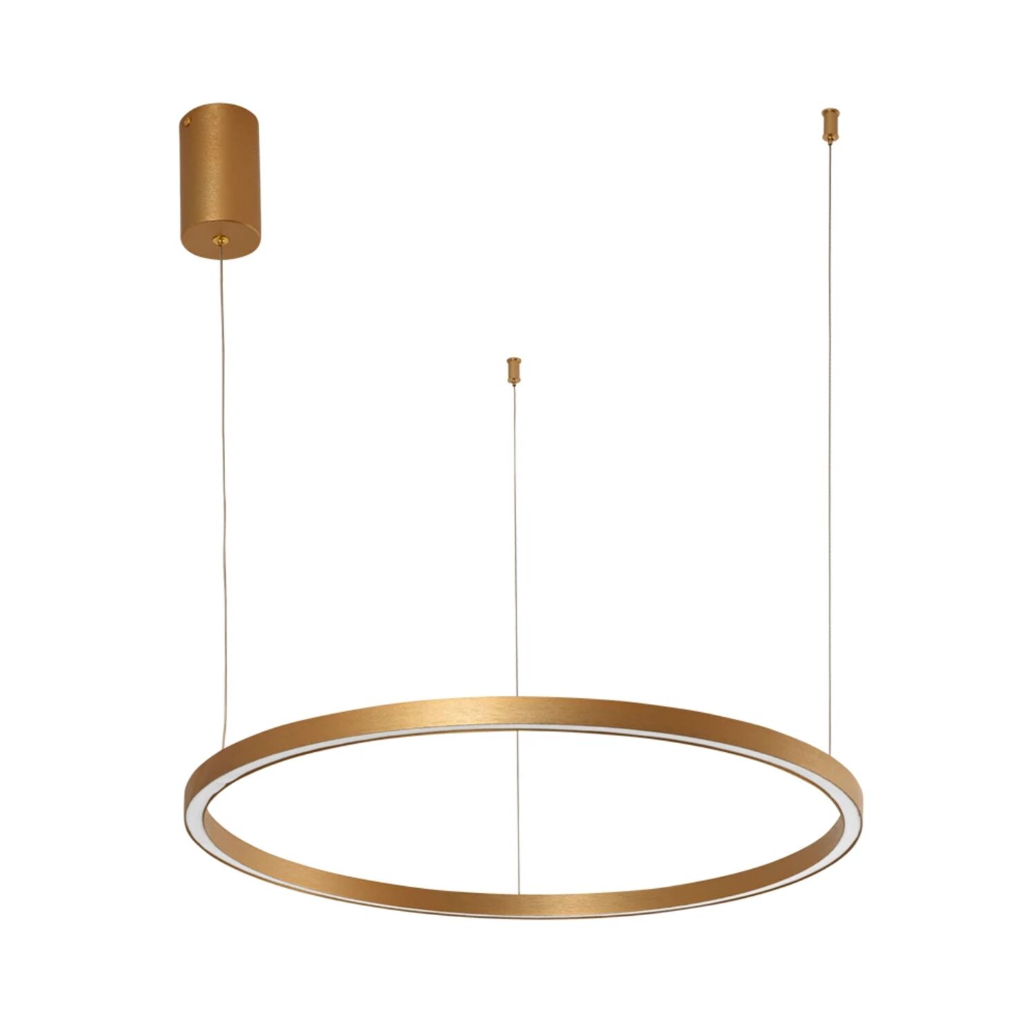 Подвесная люстра Arte Lamp Smooth A2223SP-1PB, арматура латунь, плафон белый