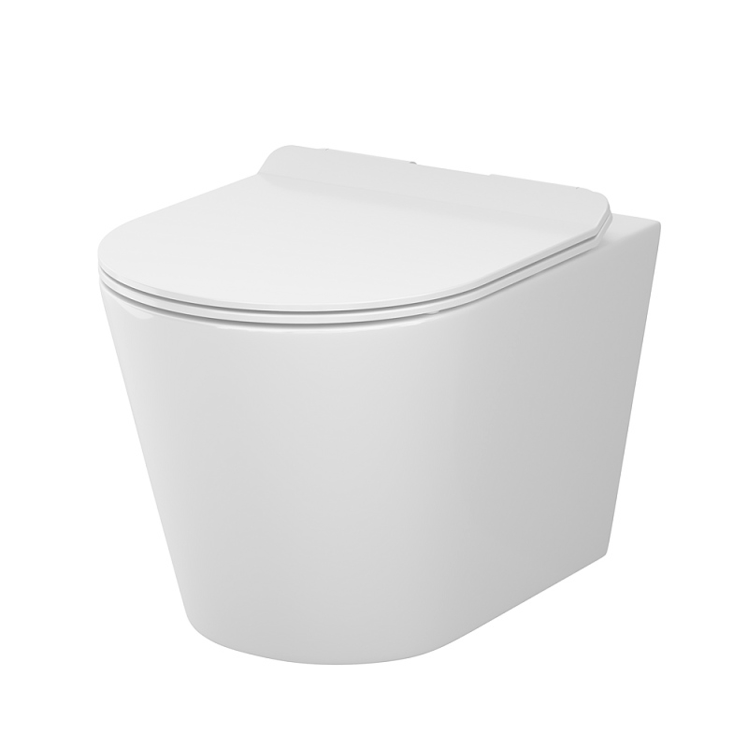 Унитаз AM.PM Sunny C85C1701SC подвесной, безободковый, с сиденьем микролифт, цвет белый