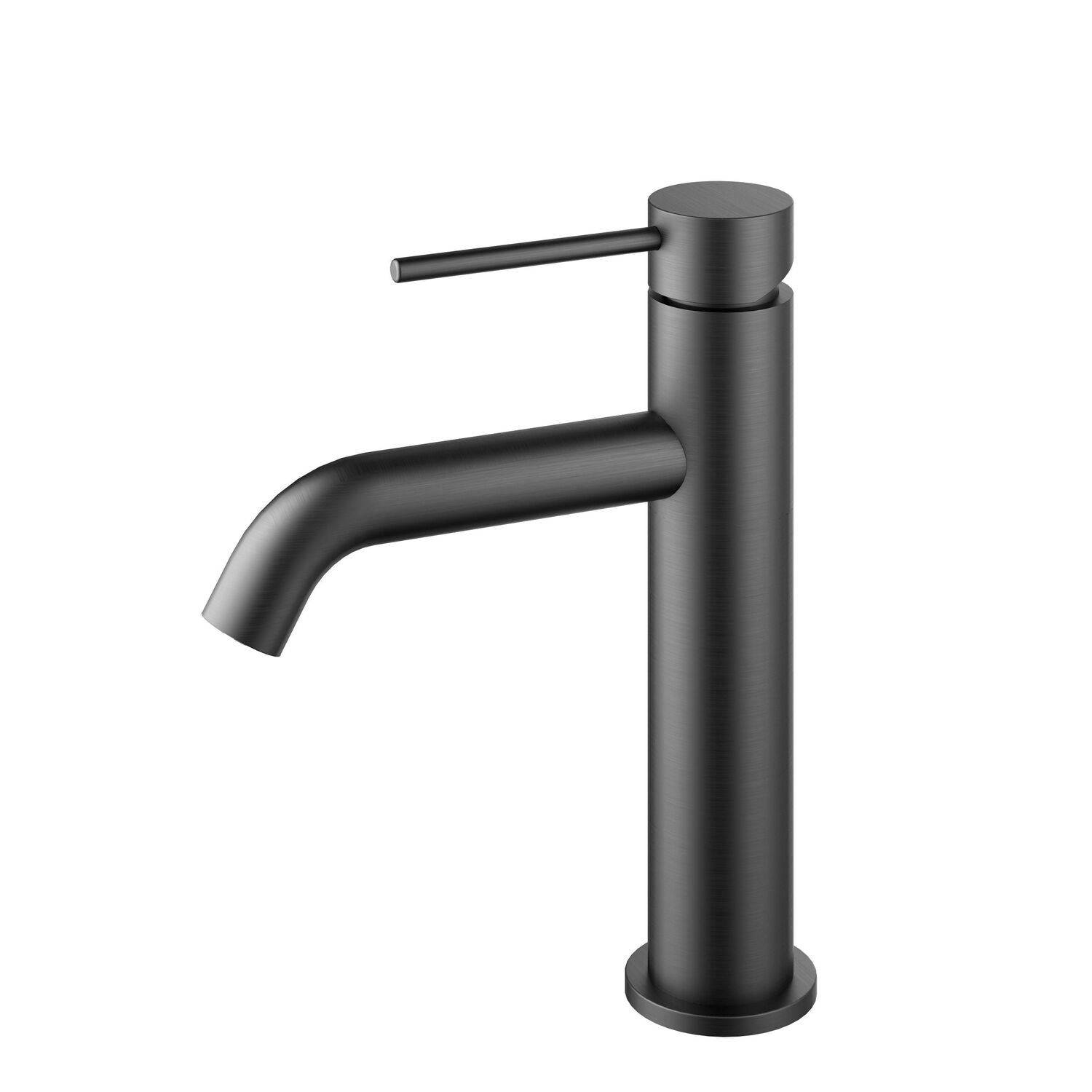 Смеситель Vincea City VBF-2C1GM для раковины, цвет вороненая сталь