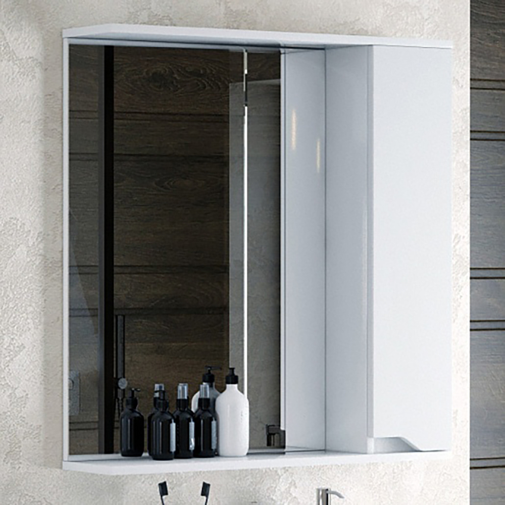 Мебель для ванной Corozo Теона 80, со столешницей и раковиной, цвет белый - фото 1