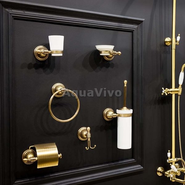 Boheme Hermitage 10324 Кольцо для полотенца, цвет бронза - фото 1