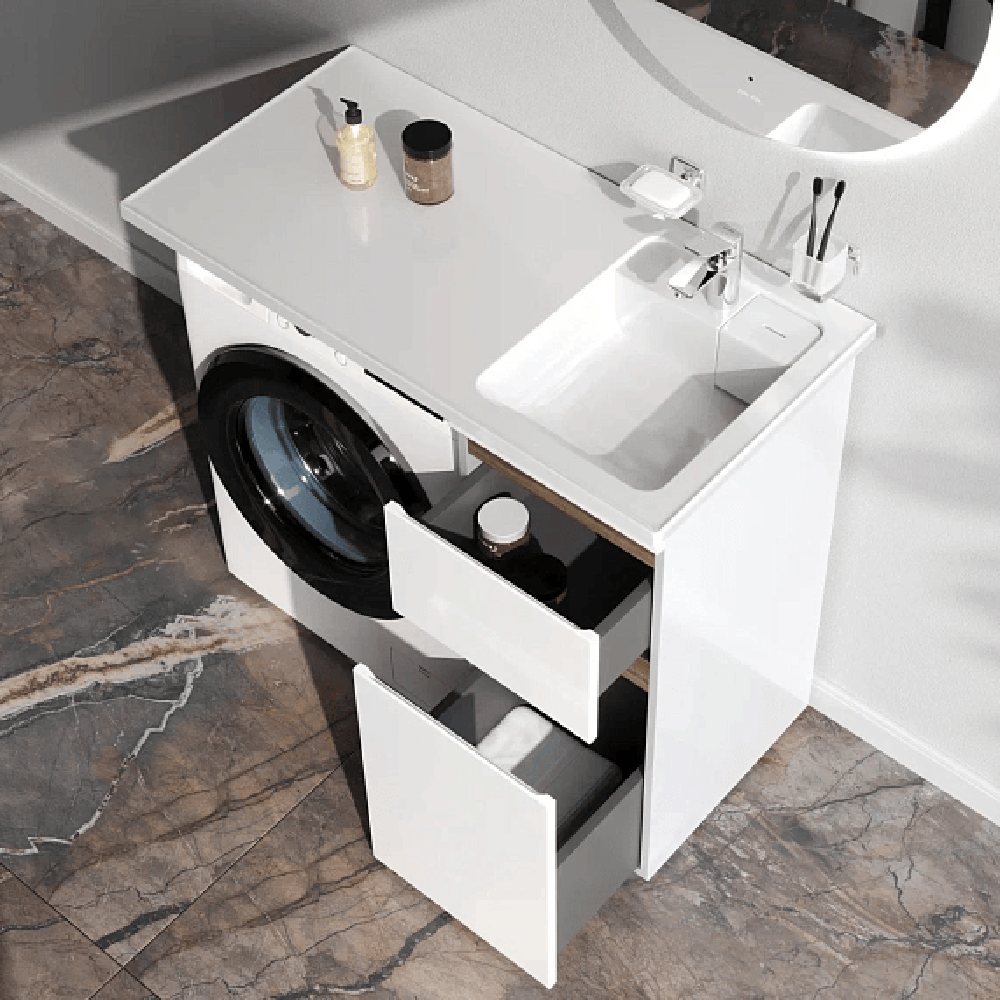 Мебель для ванной AM.PM X-Joy, с тумбой 37 см, цвет белый / светлое дерево - фото 1