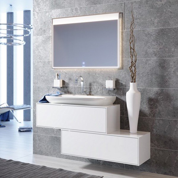 Мебель для ванной Aqwella Genesis 120, цвет белый
