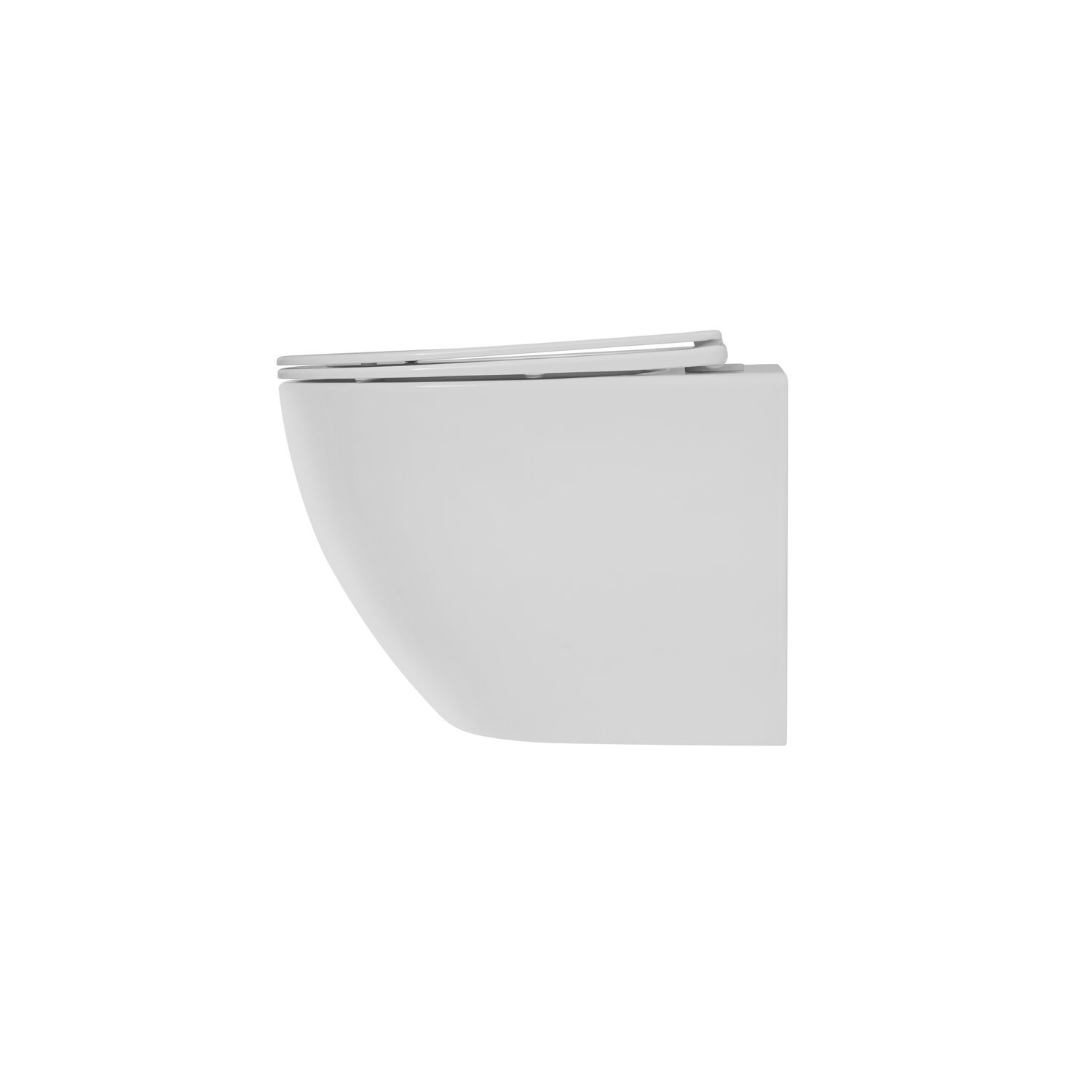 Унитаз Grossman Thin Rim GR-5601 S подвесной, с сиденьем микролифт, цвет белый глянцевый - фото 1