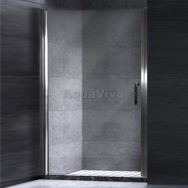 Душевая дверь Esbano ES-70LDL 70х195, стекло прозрачное, профиль хром, левая