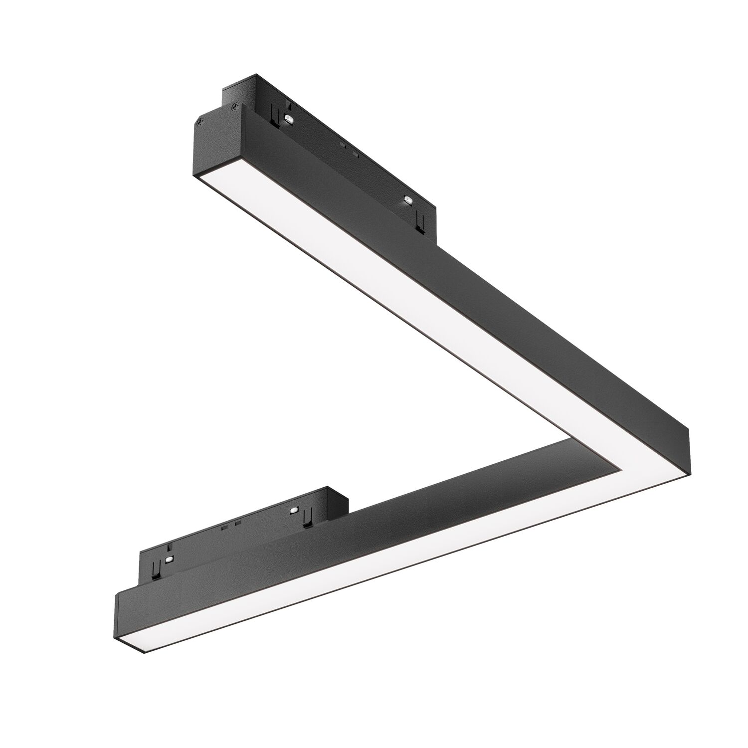Трековый светильник Maytoni Basis Angle TR042-2-24W3K, арматура черная    - фото 1