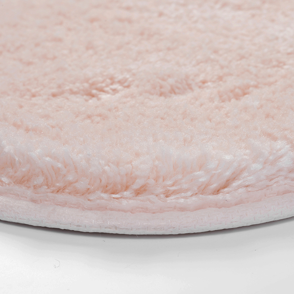 Коврик WasserKRAFT Wern BM-2554 Powder pink для ванной, 57x55 см, цвет розовый - фото 1