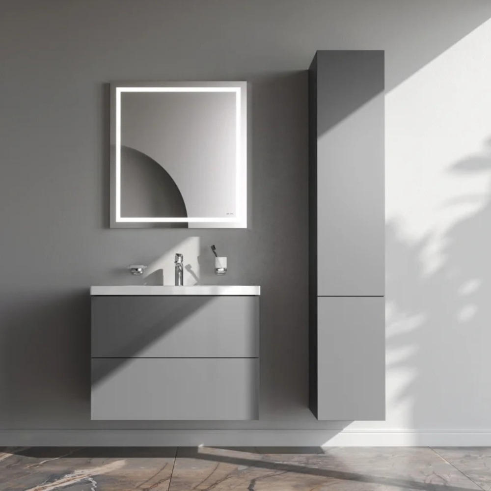 Мебель для ванной AM.PM Gem 75 подвесная, 2 ящика, цвет графит матовый