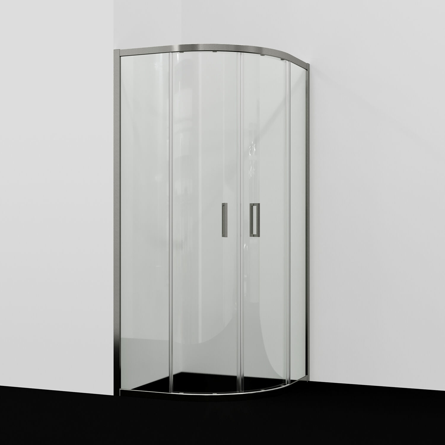 Душевой уголок WasserKRAFT Tauber 64S23 100x100, стекло прозрачное, профиль никель