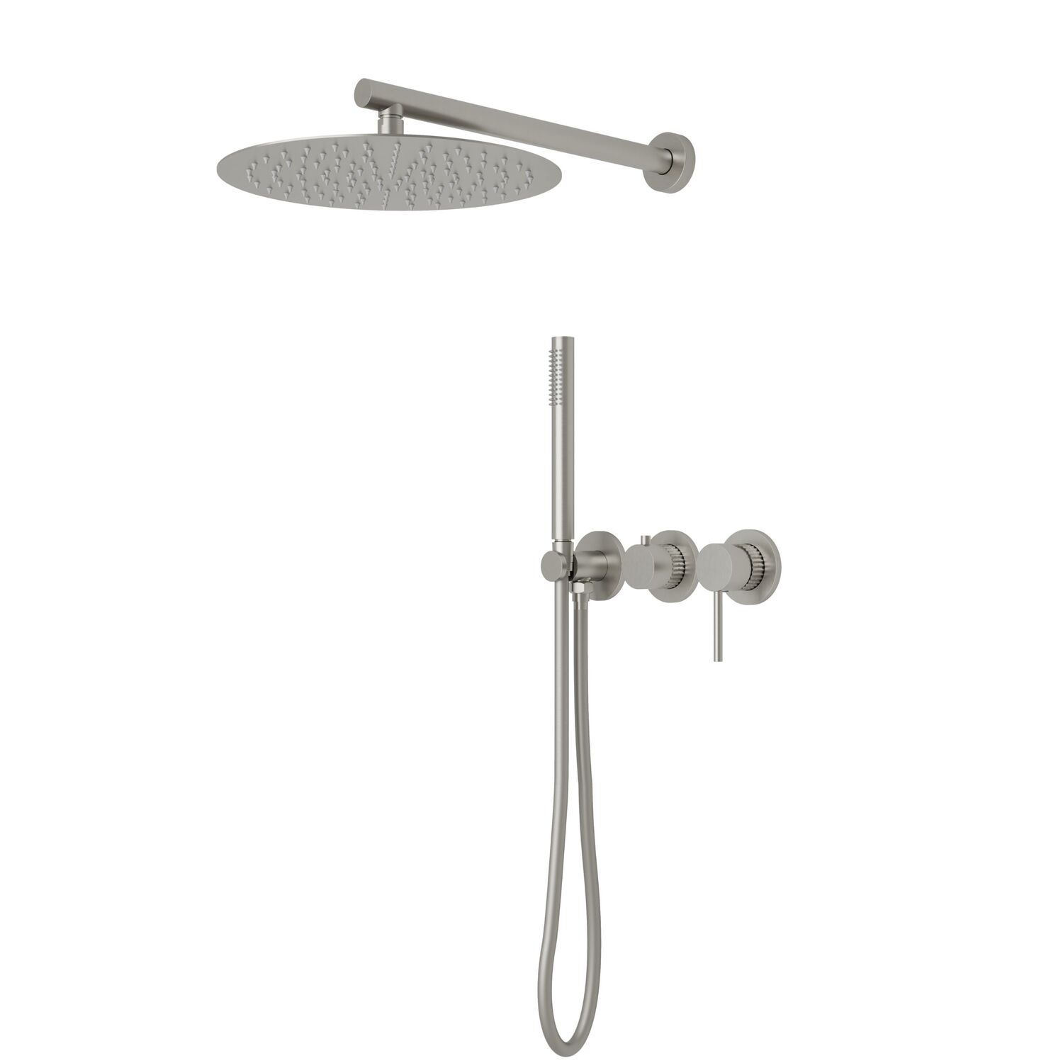 Душевой комплект Vincea Groove VSFW-4G01BN, встраиваемый, цвет брашированный никель