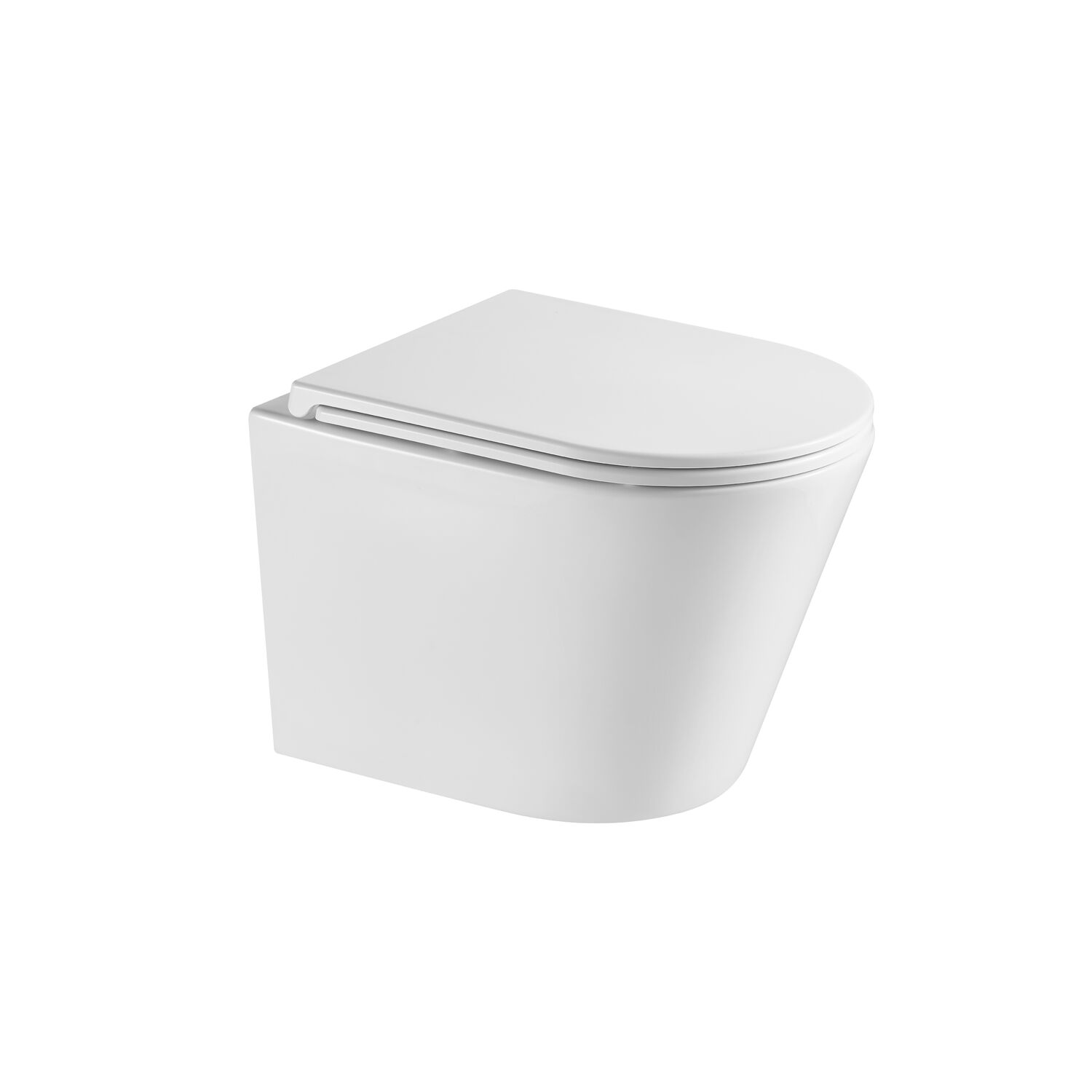 Унитаз Grossman Tornado GR-4478 MSQ подвесной, безободковый, с сиденьем микролифт, цвет белый матовый